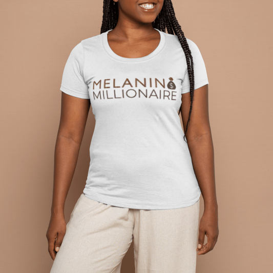 Melanin Millionaire Money Bag Women's Tee