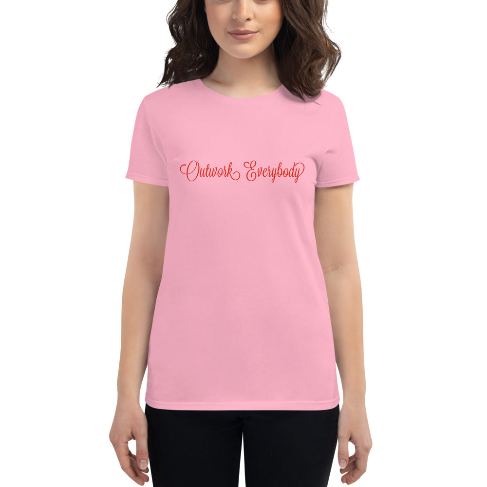 Outwork Everybody Cursive Women's Tee