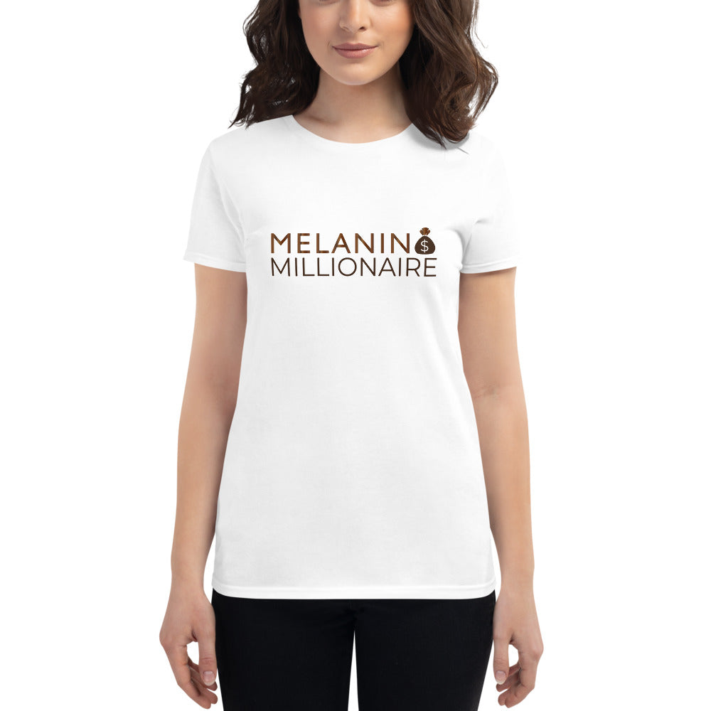 Melanin Millionaire Money Bag Women's Tee